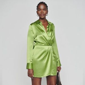 Reformation Alaine Silk Dress